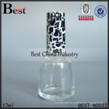Botellas de pulir para mascotas de 17ml; botellas de aceite de perfume de venta caliente en dubai; botella de vidrio superventas en los Emiratos Árabes Unidos